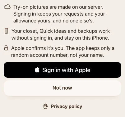 Sign-in sheet · development preview